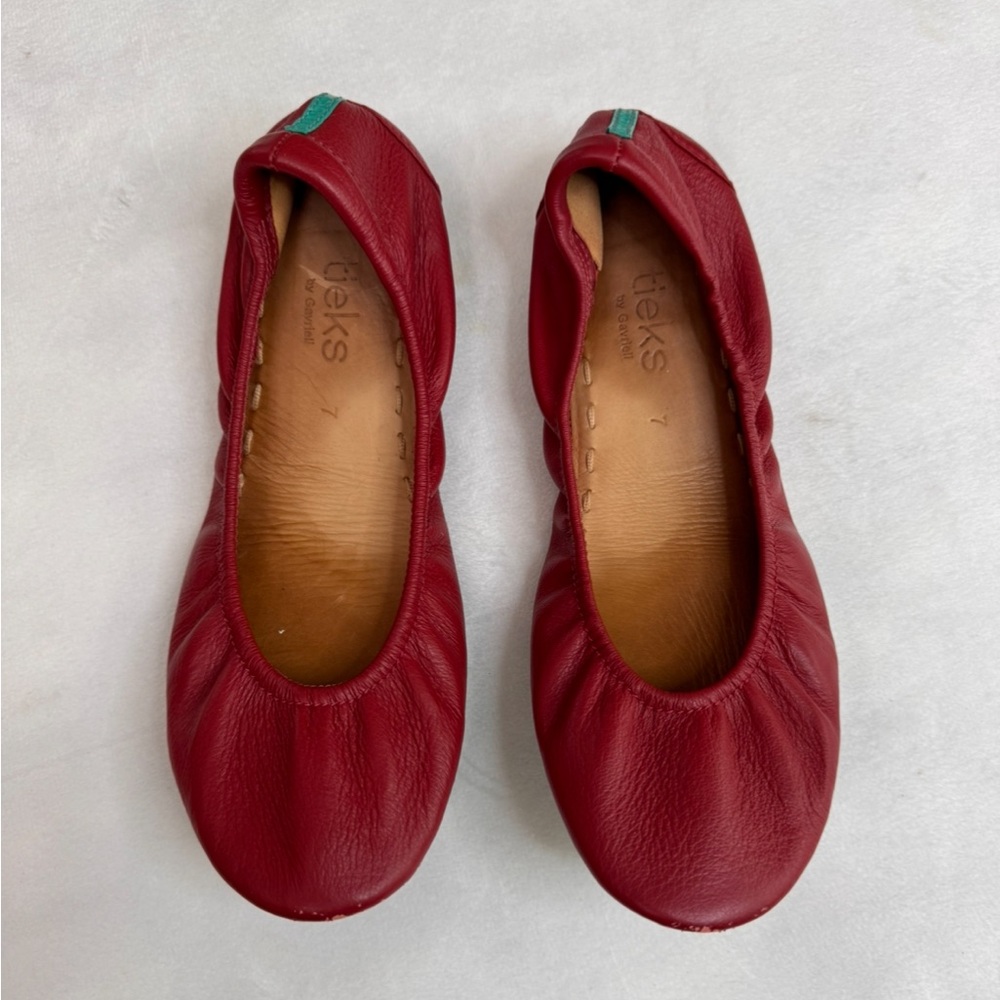 Tieks Blallet Flats Cardinal Red 7